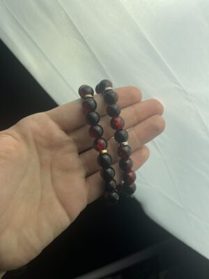 Red/Black Beaded Bracelet